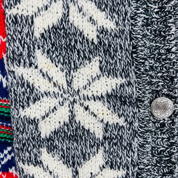 Vintage Hasting & Smith Petites Multi Color Cardigan Sweater Size S (or M) - GUC - Picture 12 of 13